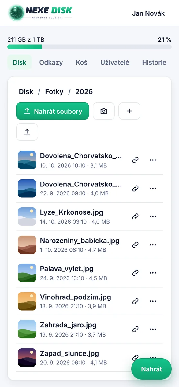 Fotky v telefonu